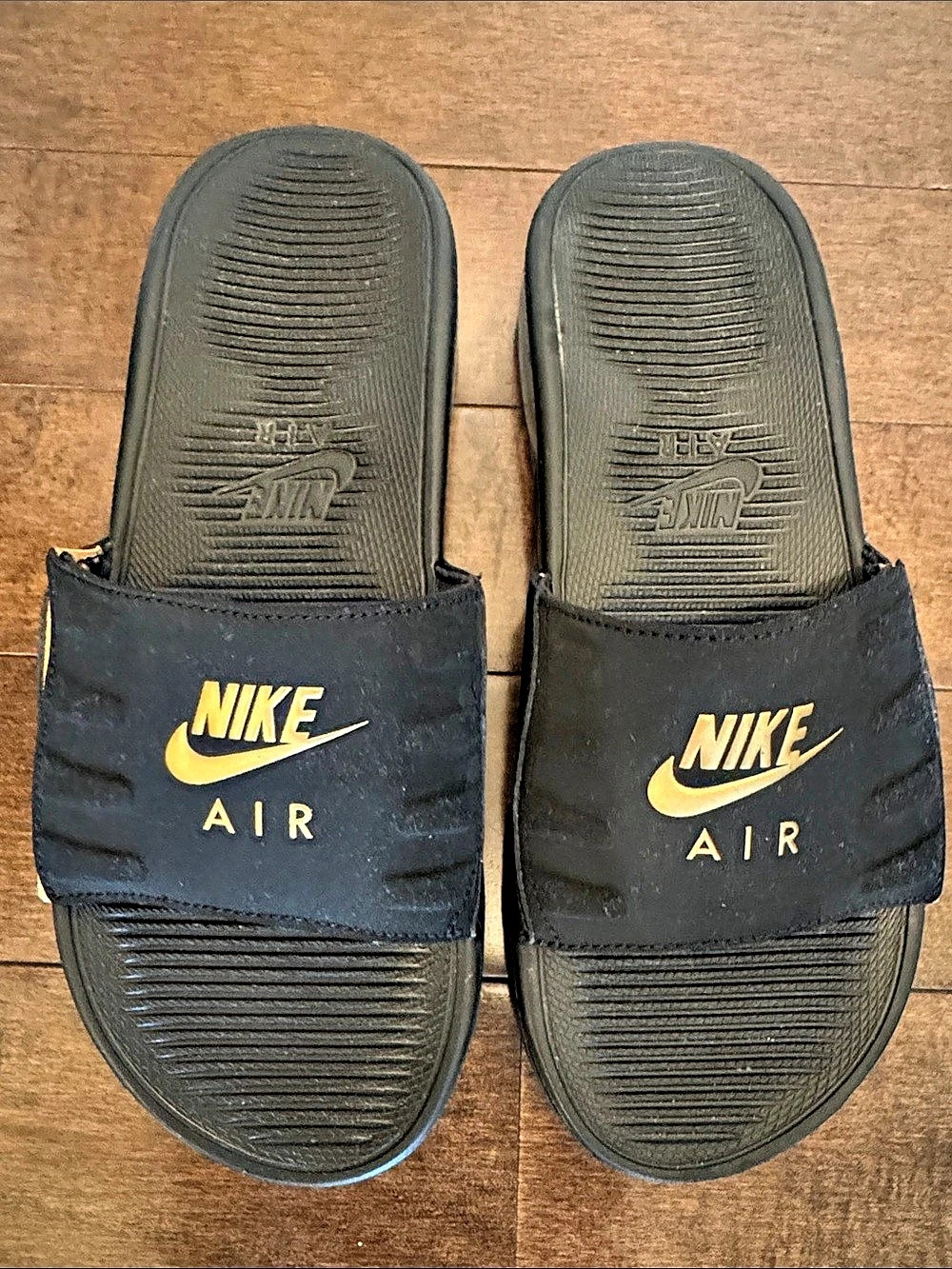 Nike Air Max Camden Slide Black Metallic Gold & Yellow